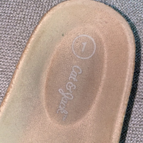 Girl's Selma Slip on Footbed Sandals Cat and Jack - Picture 3 of 3